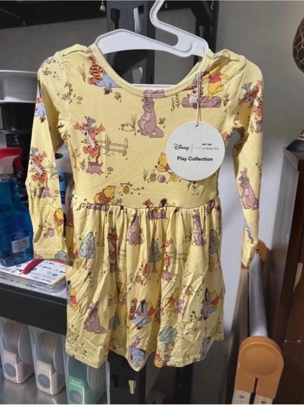 Little Sleepies Bamboo Disney Playtime With Pooh Skater Dress 2T